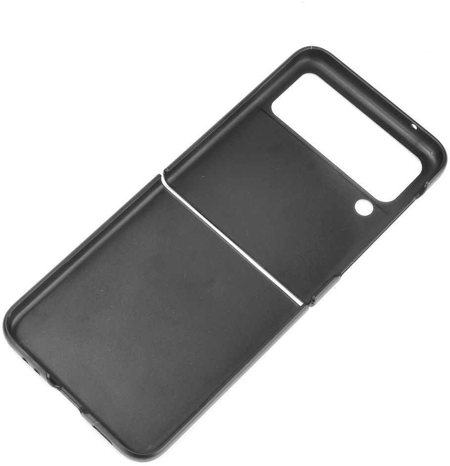 Samsung Galaxy Z Flip 3 Hoesje Kunstleer Back Cover Geel afbeelding 5