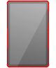 Lenovo Tab P11 / P11 Plus Hoes Hybride Back Cover met Kickstand Rood