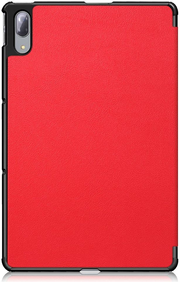 Lenovo Tab P11 Pro Hoes Tri-Fold Book Case Kunstleer Rood afbeelding 2
