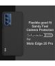 IMAK UC-3 Series Motorola Edge 20 Pro Hoesje Flexibel Dun TPU Zwart