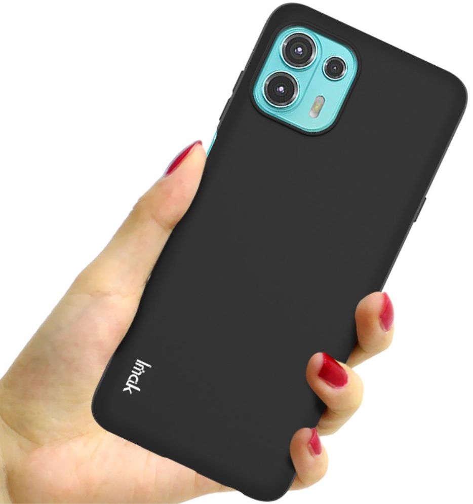 IMAK UC-3 Series Motorola Edge 20 Lite Hoesje Flexibel Dun TPU Zwart afbeelding 3