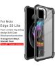 Motorola Edge 20 Lite Hoesje TPU + Screen Protector Transparant Zwart