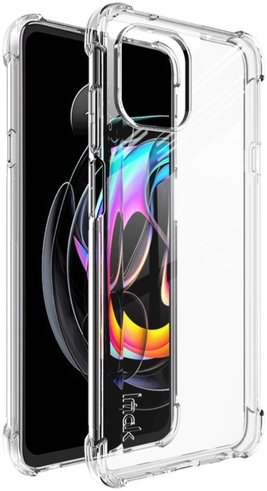 Motorola Edge 20 Lite Hoesje TPU + Screen Protector Transparant afbeelding 1