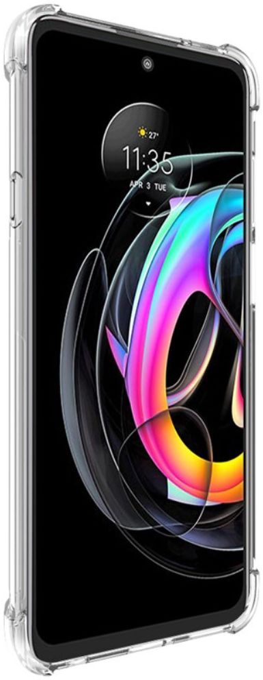 Motorola Edge 20 Lite Hoesje TPU + Screen Protector Transparant afbeelding 2