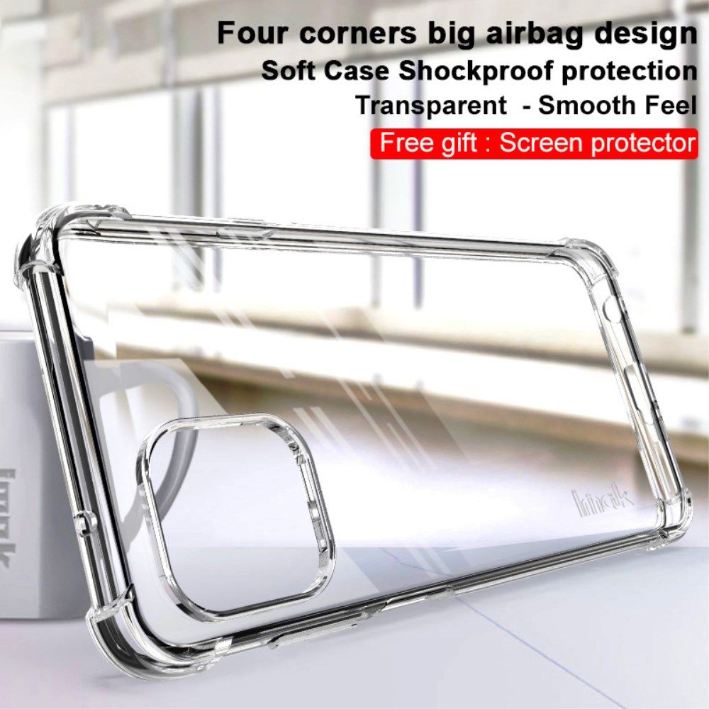 Motorola Edge 20 Lite Hoesje TPU + Screen Protector Transparant afbeelding 5