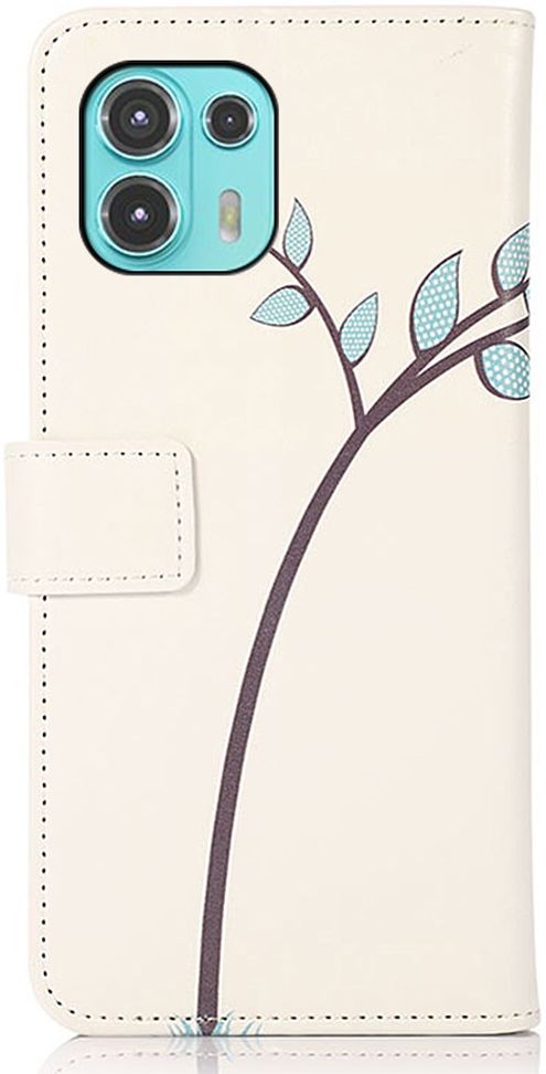 Motorola Edge 20 Lite Hoesje Portemonnee met Uil Print afbeelding 6