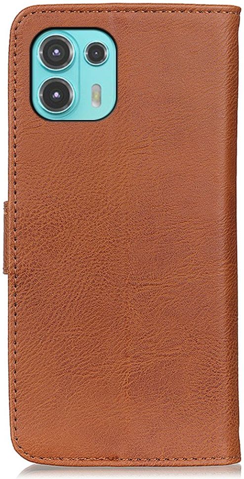 KHAZNEH Motorola Edge 20 Lite Hoesje Wallet Book Case Bruin afbeelding 8