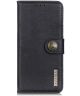 KHAZNEH Motorola Edge 20 Pro Hoesje Wallet Book Case Zwart