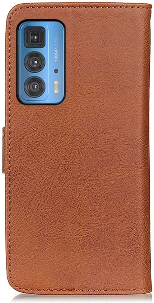 KHAZNEH Motorola Edge 20 Pro Hoesje Wallet Book Case Bruin afbeelding 7