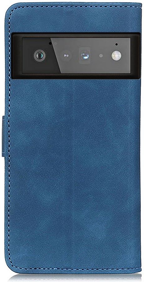 KHAZNEH Google Pixel 6 Pro Hoesje Vintage Wallet Book Case Blauw afbeelding 5