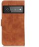 KHAZNEH Google Pixel 6 Pro Hoesje Vintage Wallet Book Case Bruin