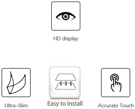 Samsung Galaxy A03s Screen Protector Ultra Clear Display Folie afbeelding 3