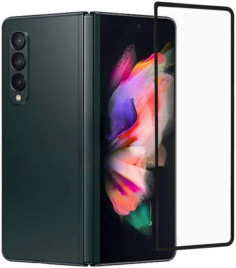 Samsung Galaxy Z Fold 3 Screen Protector 9H Tempered Glass 0.3mm afbeelding 1