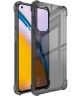 OnePlus Nord 2 5G Hoesje Dun TPU + Screen Protector Transparant Zwart