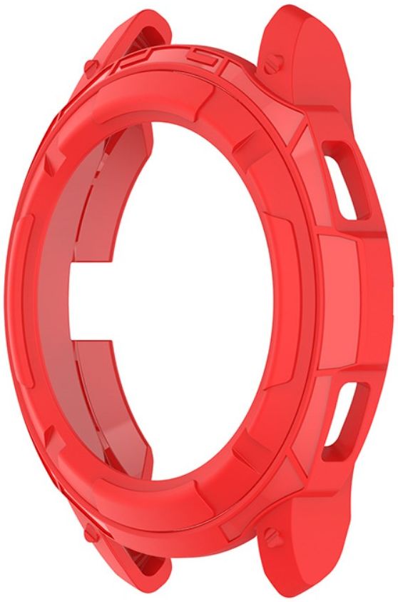 Samsung Galaxy Watch 4 Classic 46MM Hoesje TPU met Bezel Ring Rood afbeelding 5