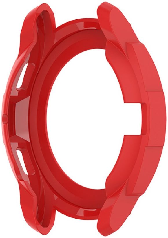 Samsung Galaxy Watch 4 Classic 46MM Hoesje TPU met Bezel Ring Rood afbeelding 6
