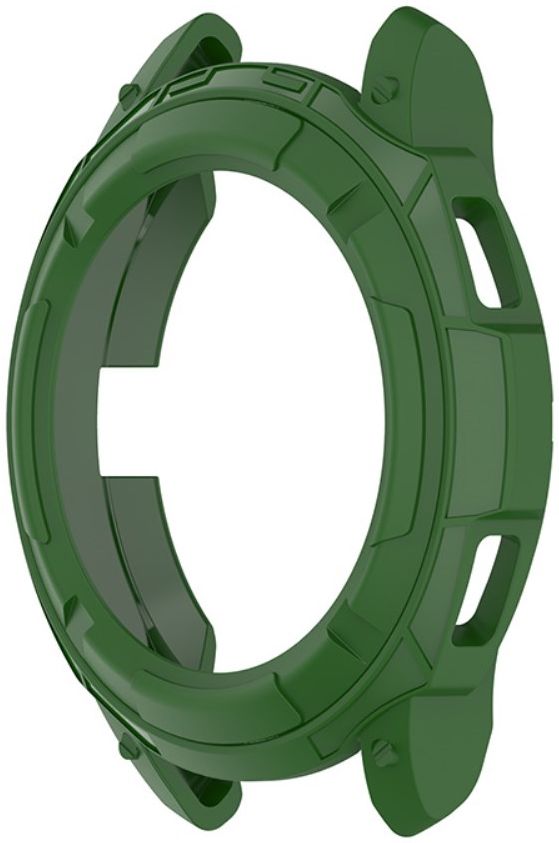 Samsung Galaxy Watch 4 Classic 42MM Hoesje - TPU met Bezel Ring - Groen afbeelding 5
