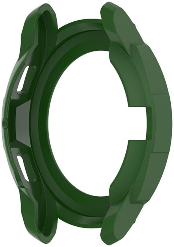 Samsung Galaxy Watch 4 Classic 42MM Hoesje - TPU met Bezel Ring - Groen afbeelding 6