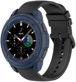 Samsung Galaxy Watch 4 Classic 42MM Hoesje - TPU met Bezel Ring - Blauw