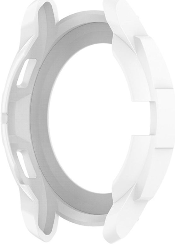 Samsung Galaxy Watch 4 Classic 42MM Hoesje - TPU met Bezel Ring - Wit afbeelding 6
