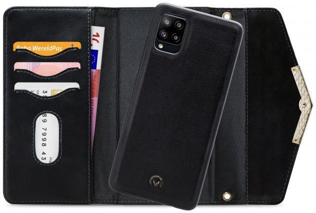 Mobilize Velvet Clutch Samsung Galaxy A42 Hoesje Deep Black afbeelding 1