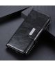 Samsung Galaxy S21 FE Hoesje Wallet Book Case Kunstleer Zwart