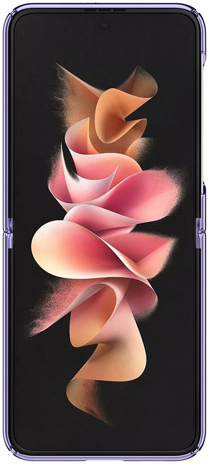 Samsung Galaxy Z Flip 3 Hoesje Hard Case Back Cover Transparant Groen afbeelding 3