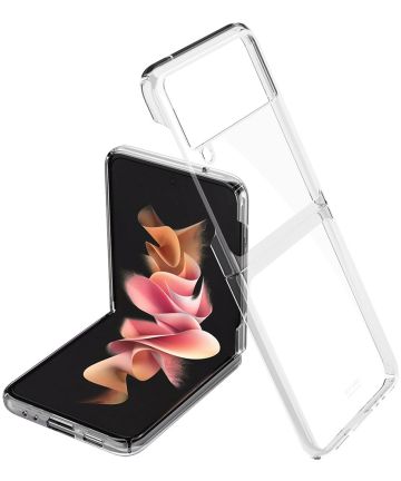 Samsung Galaxy Z Flip 3 Hoesje Hard Case Back Cover Transparant Hoesjes