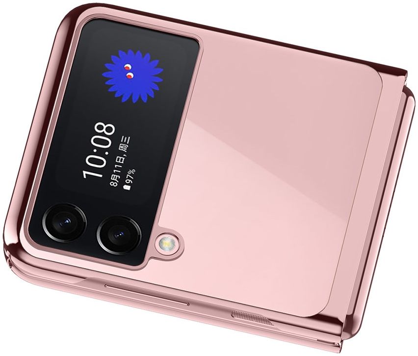 Samsung Galaxy Z Flip 3 Hoesje Hard Case Back Cover Transparant afbeelding 4
