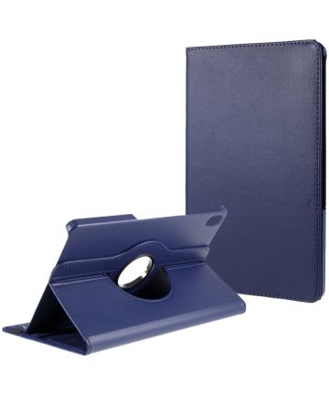 Lenovo Tab P11 / P11 Plus Hoes 360 Graden Book Case Kunstleer Blauw Hoesjes