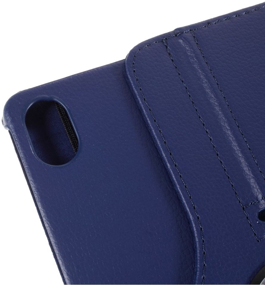 Lenovo Tab P11 / P11 Plus Hoes 360 Graden Book Case Kunstleer Blauw afbeelding 2