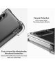IMAK Motorola Edge 20 Hoesje + Screenprotector Transparant Zwart