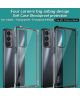 IMAK Motorola Edge 20 Hoesje + Screenprotector Transparant