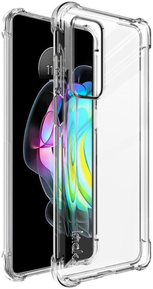 IMAK Motorola Edge 20 Hoesje + Screenprotector Transparant afbeelding 1