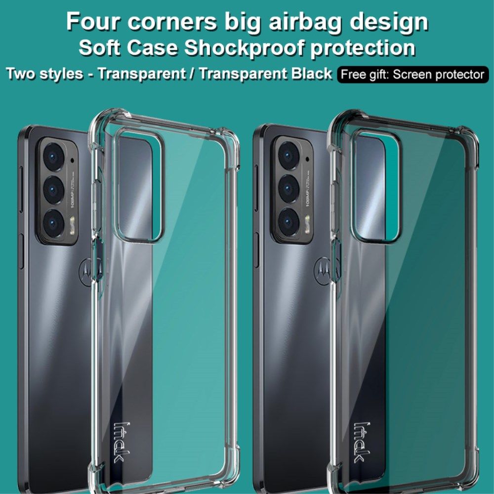 IMAK Motorola Edge 20 Hoesje + Screenprotector Transparant afbeelding 9
