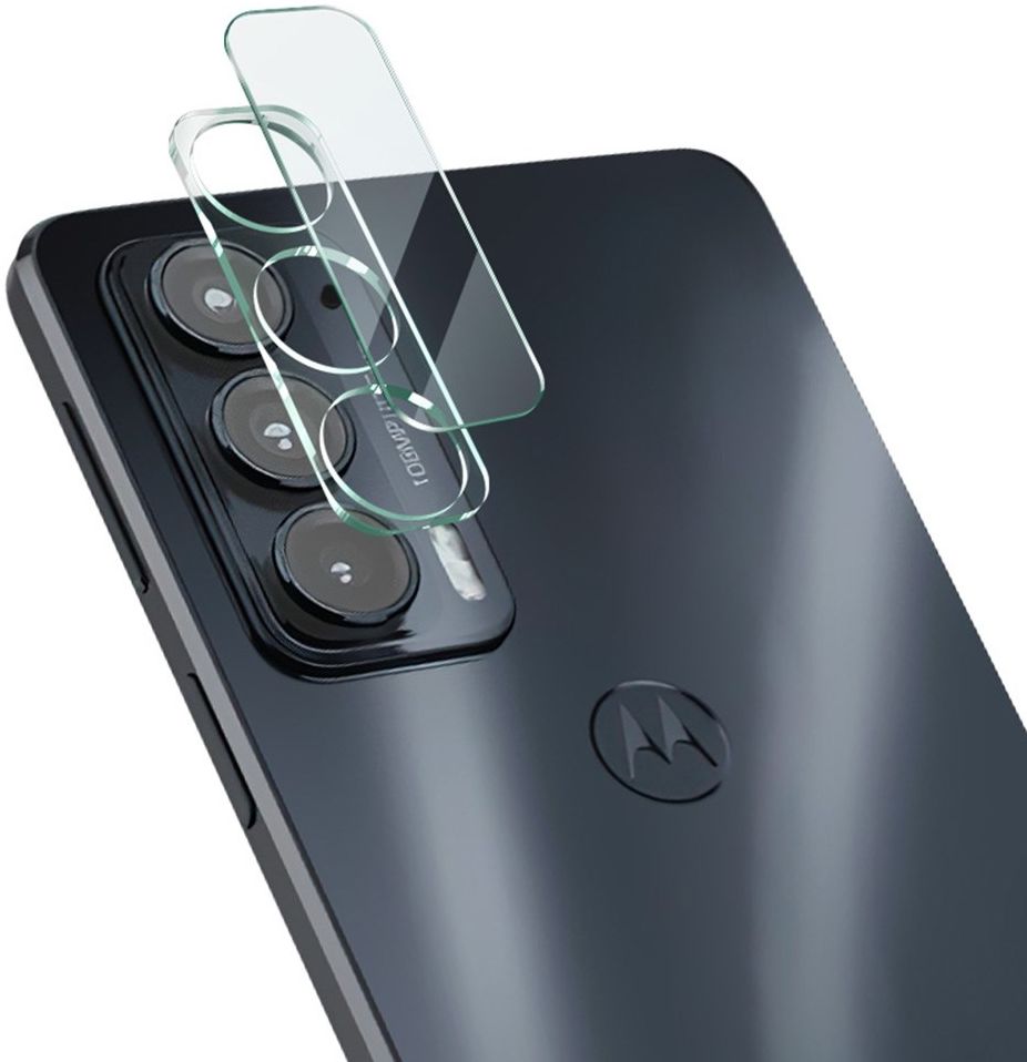 Imak Motorola Edge 20 Camera Lens Protector + Lens Cap Clear afbeelding 2