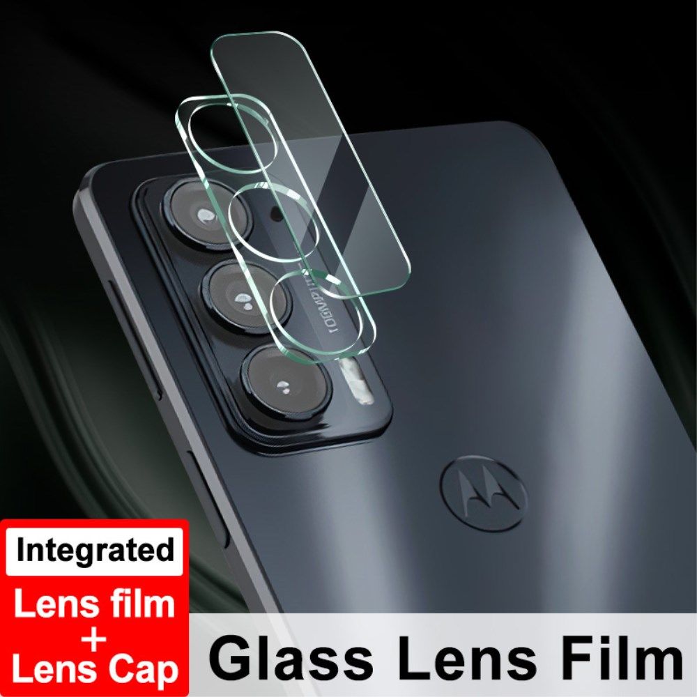 Imak Motorola Edge 20 Camera Lens Protector + Lens Cap Clear afbeelding 4