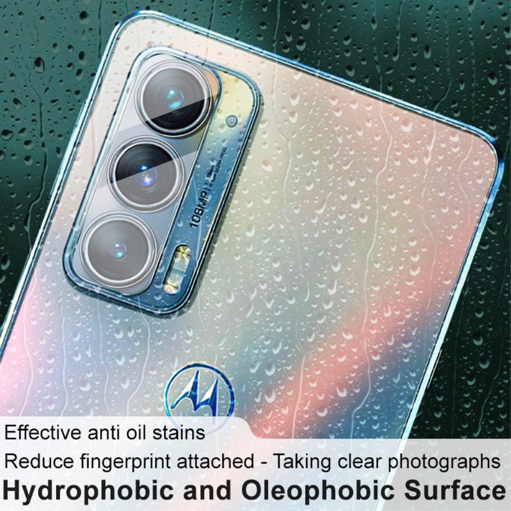 Imak Motorola Edge 20 Camera Lens Protector + Lens Cap Clear afbeelding 7