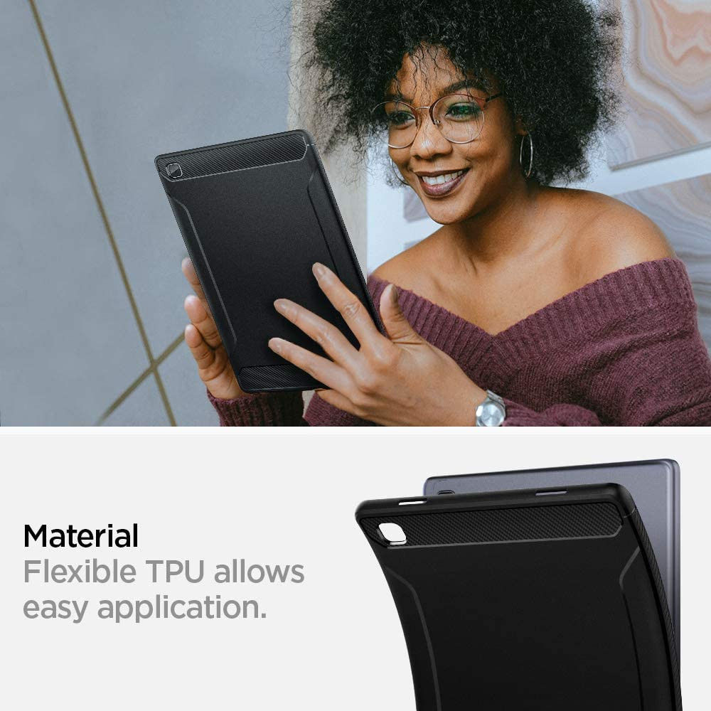 Spigen Rugged Armor Samsung Galaxy Tab A7 (2020 / 2022) Hoes Zwart afbeelding 6