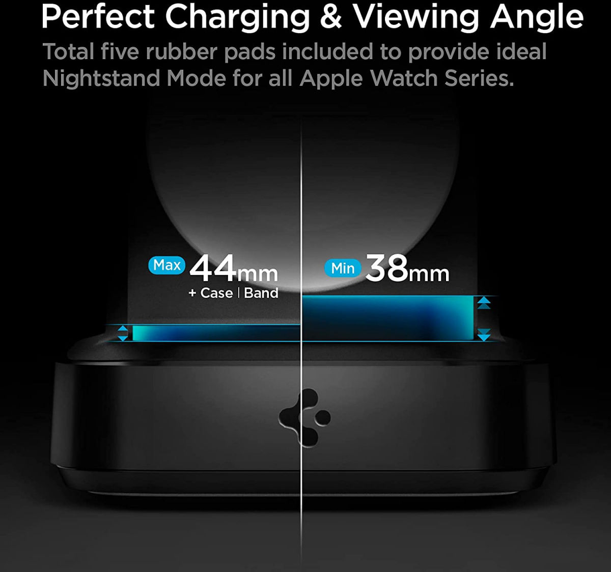 Spigen ArcField PF2002 2.5W Draadloze Oplader voor Apple Watch afbeelding 6
