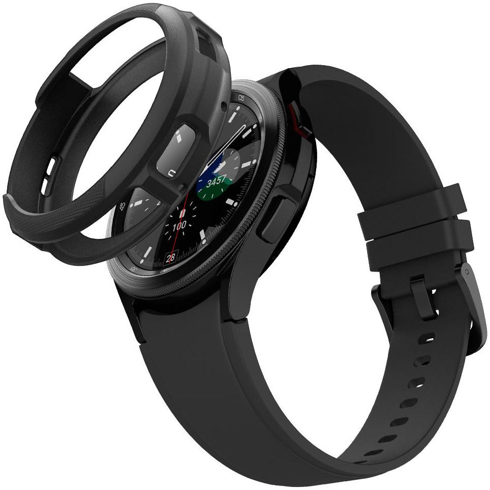 Spigen Liquid Air - Samsung Galaxy Watch 4 Classic 42MM Hoesje - Zwart afbeelding 10