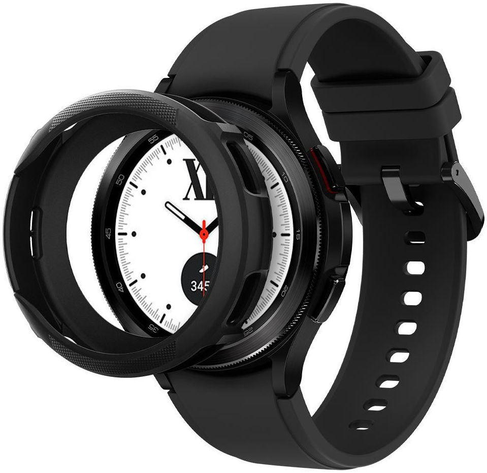 Spigen Liquid Air - Samsung Galaxy Watch 4 Classic 42MM Hoesje - Zwart afbeelding 2