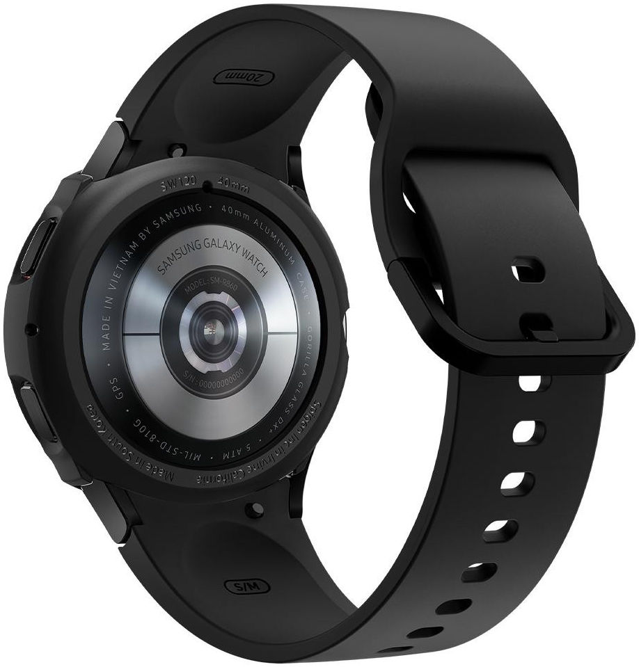 Spigen Liquid Air Samsung Galaxy Watch 4 40MM Hoesje Zwart afbeelding 11