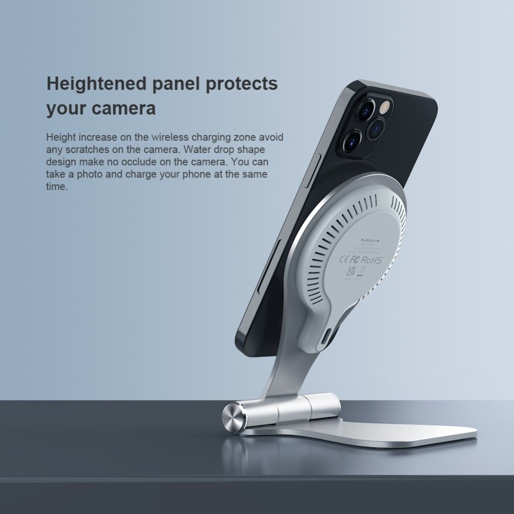 Nillkin MagStand Opvouwbare Draadloze MagSafe Oplader 15W afbeelding 12