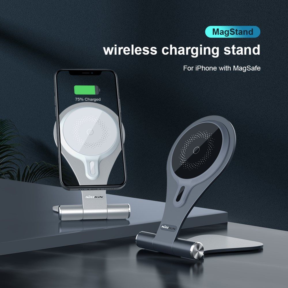 Nillkin MagStand Opvouwbare Draadloze MagSafe Oplader 15W afbeelding 8