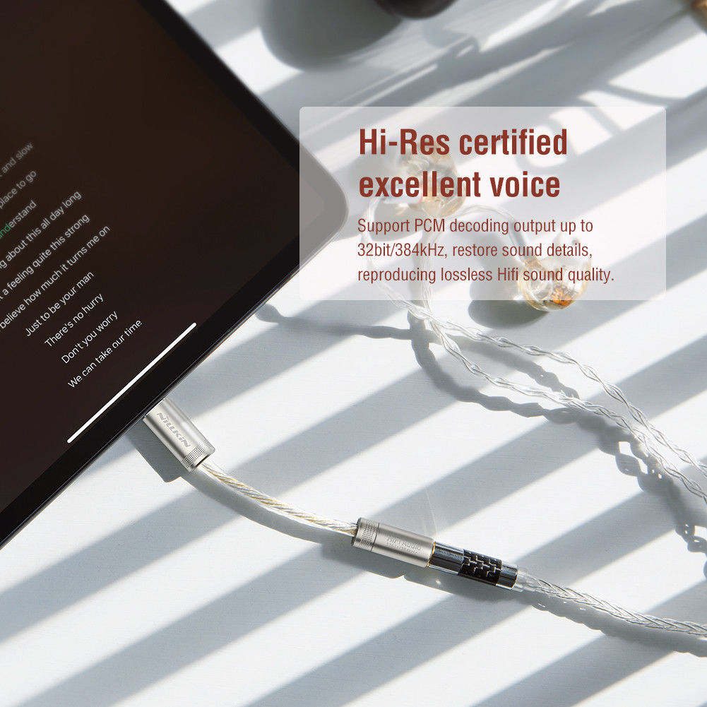 Nillkin Hifi Amplifier Pro USB-C naar 3.5mm Headset Jack Adapter afbeelding 9