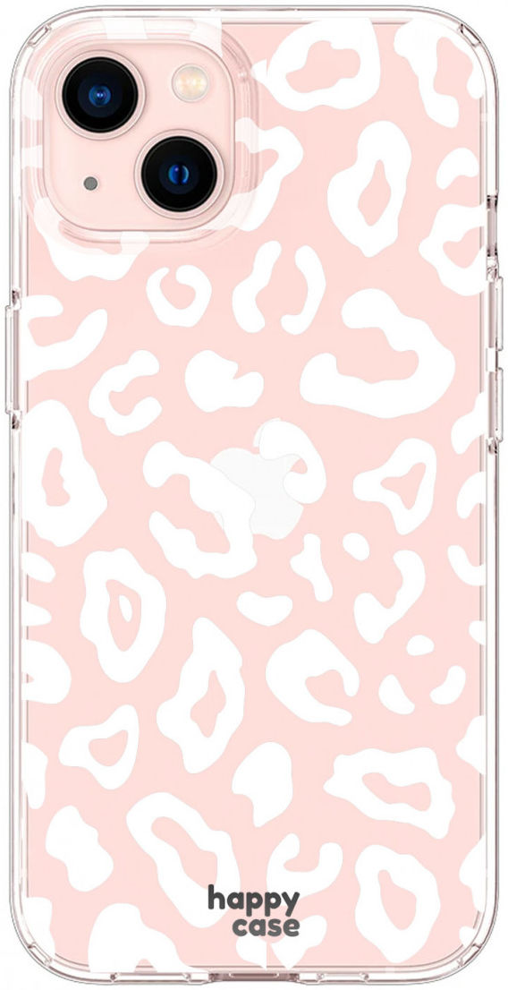 HappyCase iPhone 13 Mini Hoesje Flexibel TPU Luipaard Print afbeelding 1