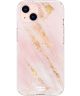 HappyCase iPhone 13 Mini Hoesje Flexibel TPU Pink Marmer Print