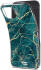 HappyCase iPhone 13 Hoesje Flexibel TPU Aqua Marmer Print afbeelding 5