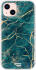 HappyCase iPhone 13 Hoesje Flexibel TPU Aqua Marmer Print afbeelding 1